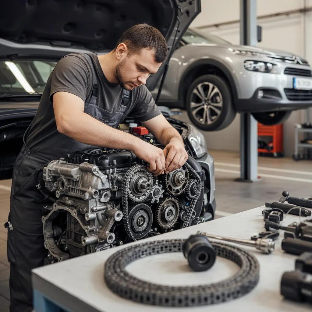 Citroen variklio grandinės keitimas Vilniuje ir Kaune – darbai autoservise Vilnius