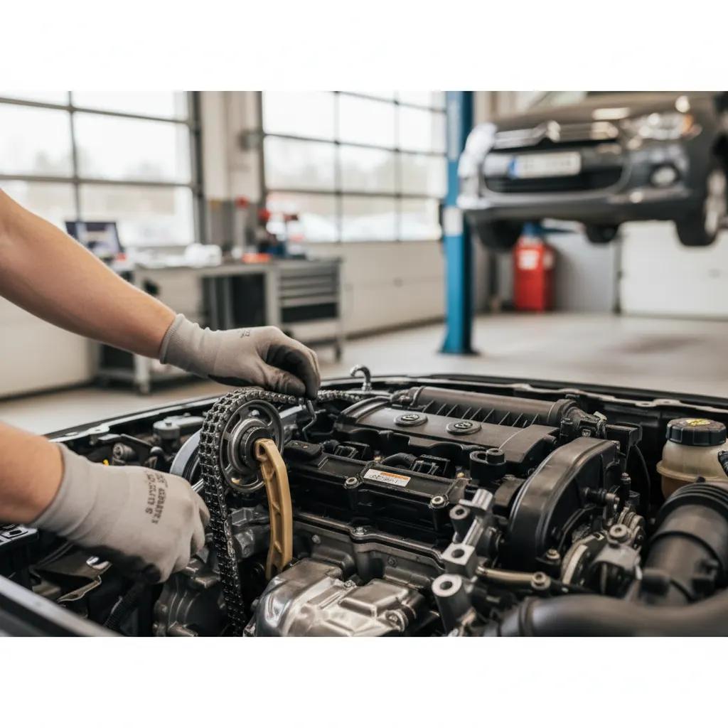 Citroen variklio grandinės keitimas Vilniuje ir Kaune – proceso detalė, autoservisas Vilnius