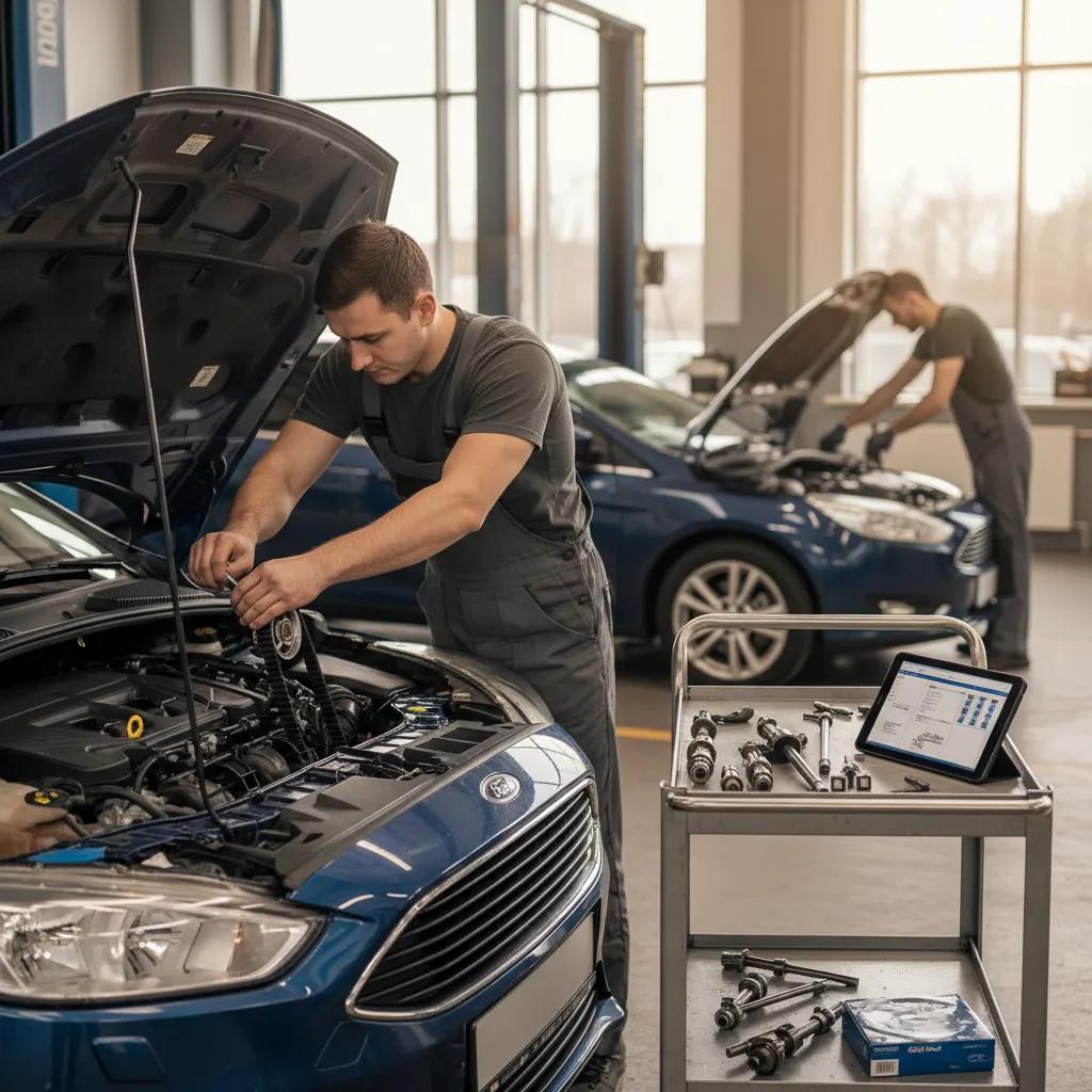 Ford pagrindinio diržo keitimas Vilniuje ir Kaune – darbai autoservise Vilnius