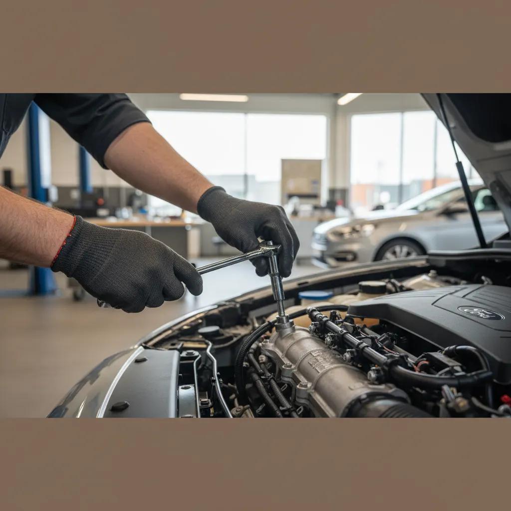 Ford servisas Kaune – kokybė prasideda nuo tinkamai parinkto meistro – proceso detalė, autoservisas Vilnius
