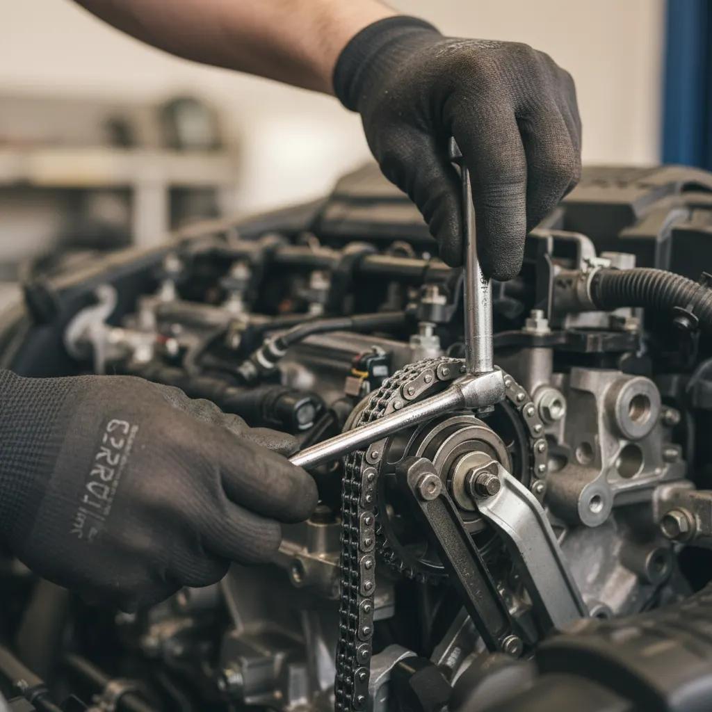 Ford variklio grandinės keitimas Vilniuje ir Kaune – proceso detalė, autoservisas Vilnius