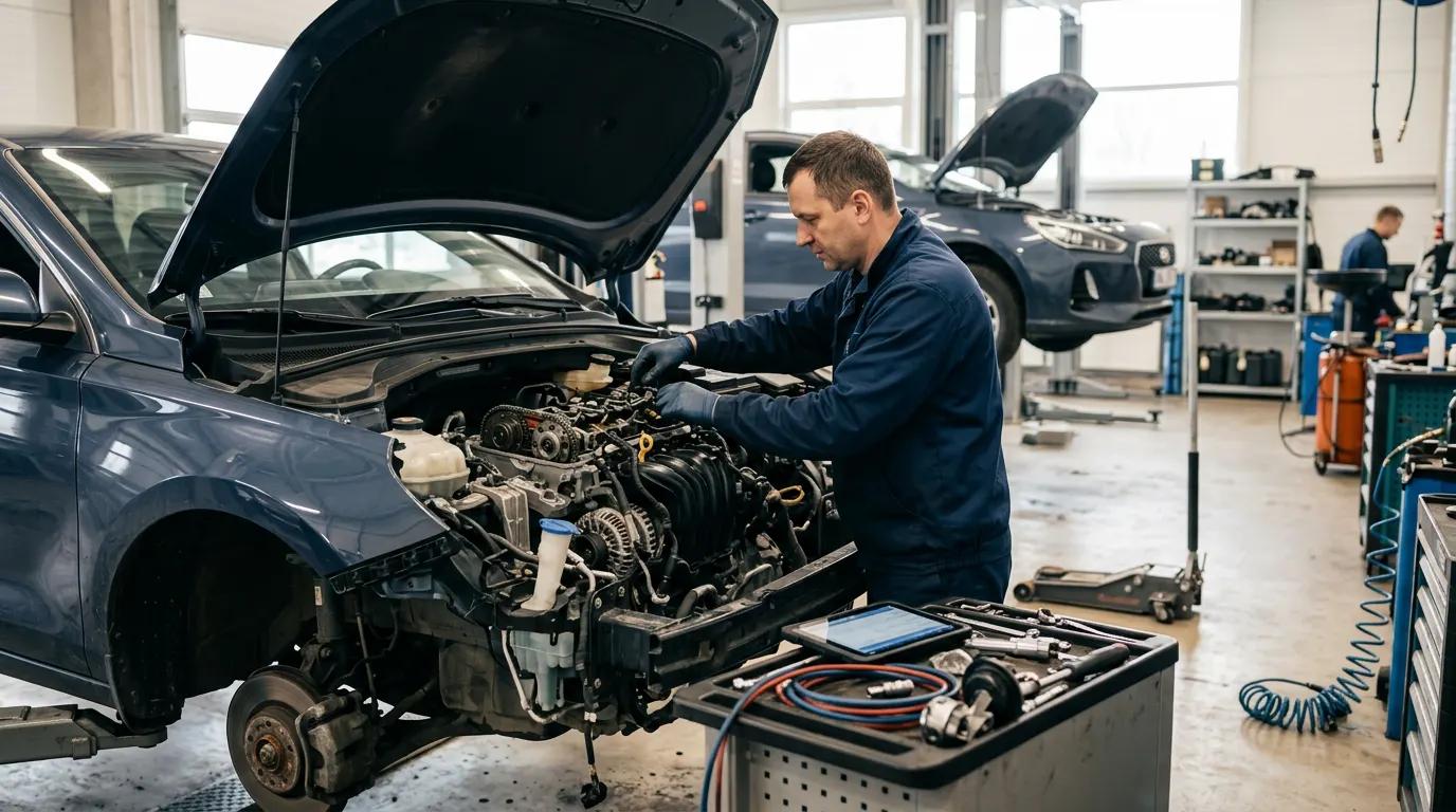 Hyundai variklių remontas Vilniuje ir Kaune – darbai autoservise Vilnius