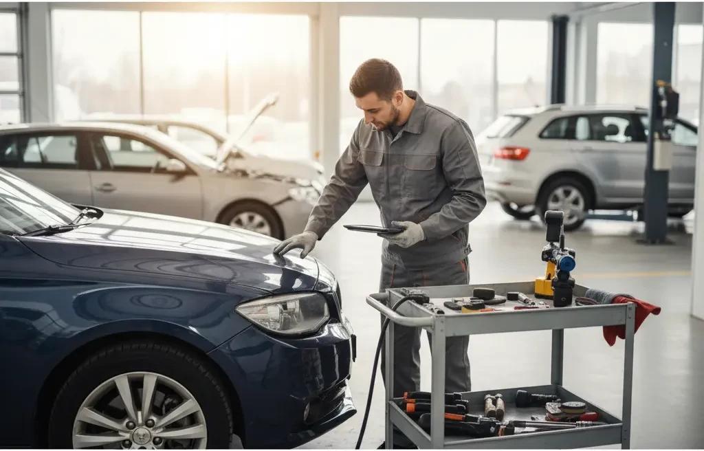 Kėbulo remontas Kaune – pažeidimo įvertinimas ir remonto sprendimas – darbai autoservise Vilnius