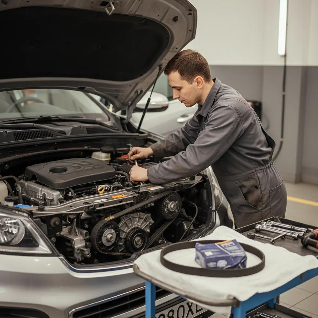 Kia pagrindinio diržo keitimas Vilniuje ir Kaune – darbai autoservise Vilnius
