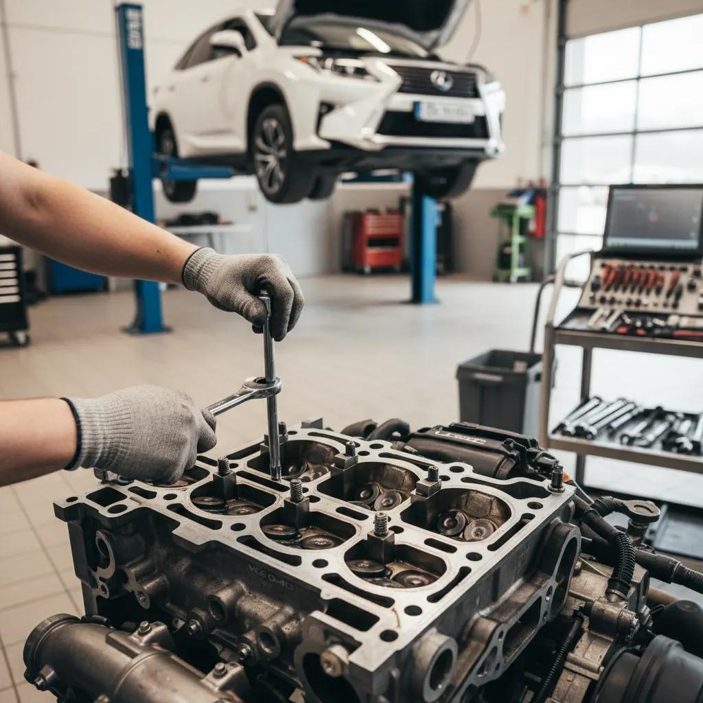 Lexus variklių remontas Vilniuje ir Kaune – proceso detalė, autoservisas Vilnius