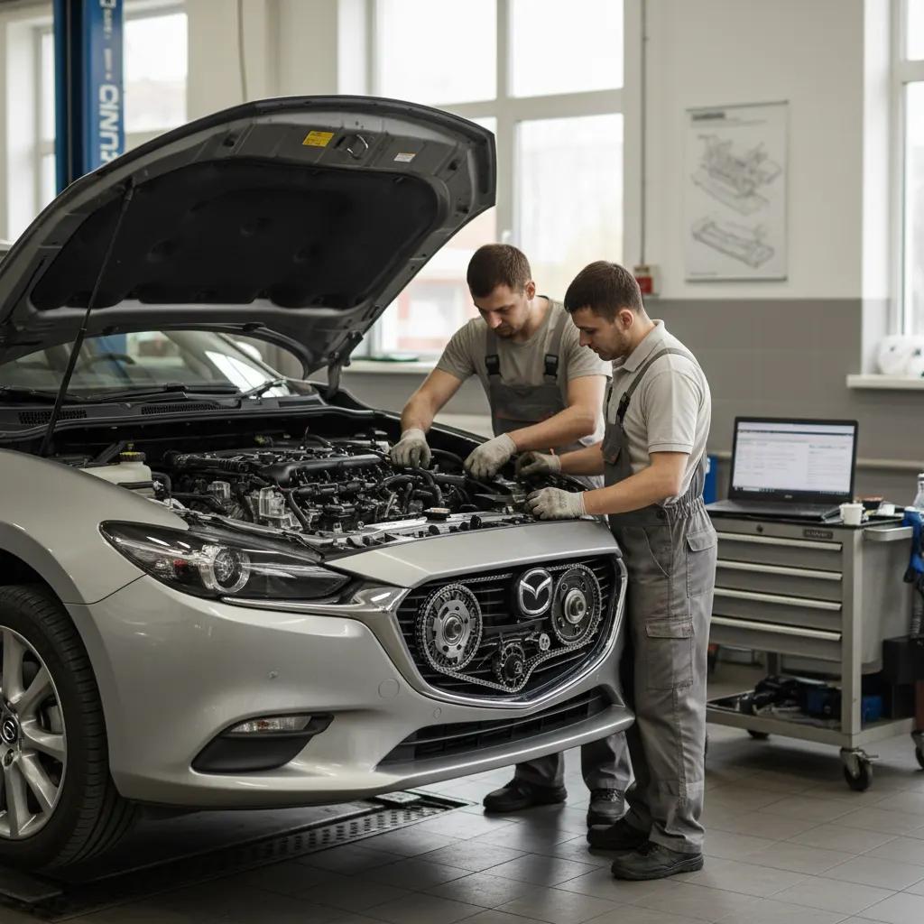 Mazda variklio grandinės keitimas Vilniuje ir Kaune – darbai autoservise Vilnius