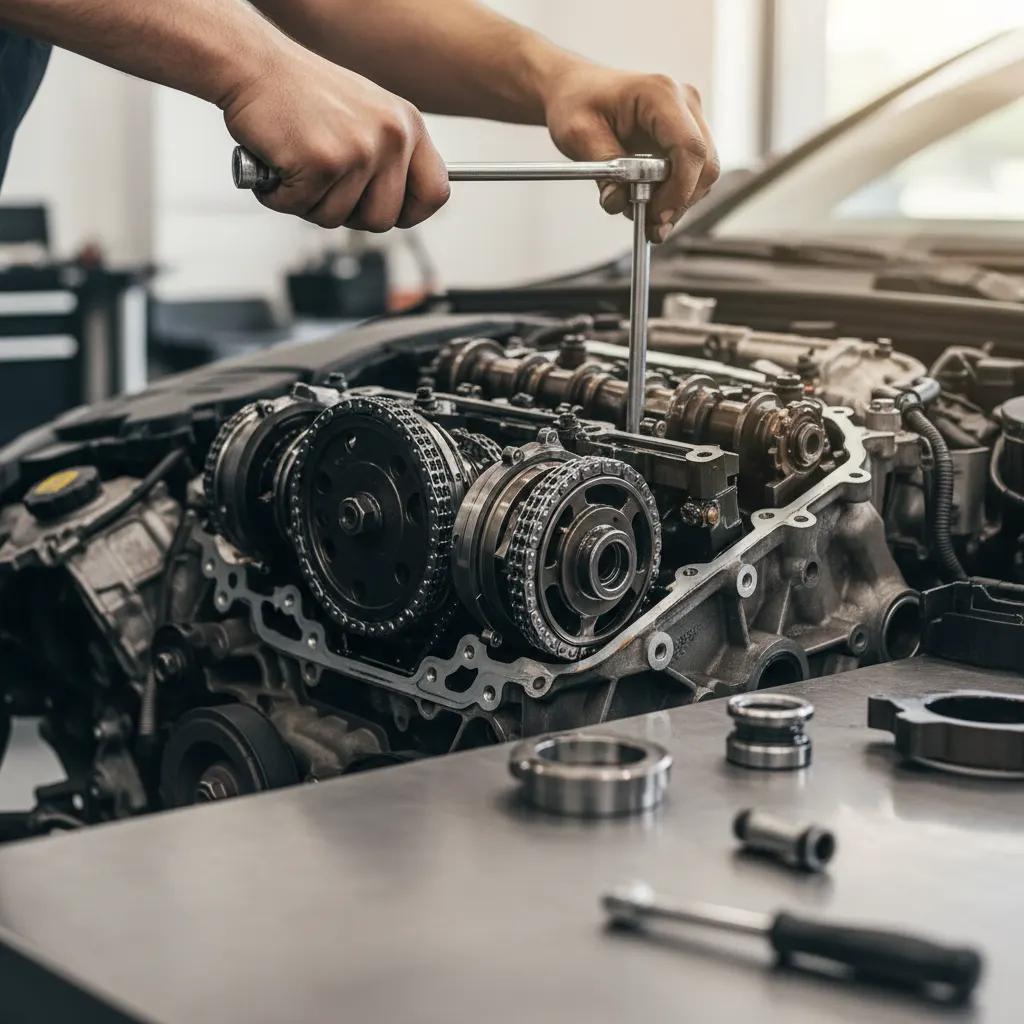 Mercedes variklio grandinės keitimas Vilniuje ir Kaune – proceso detalė, autoservisas Vilnius