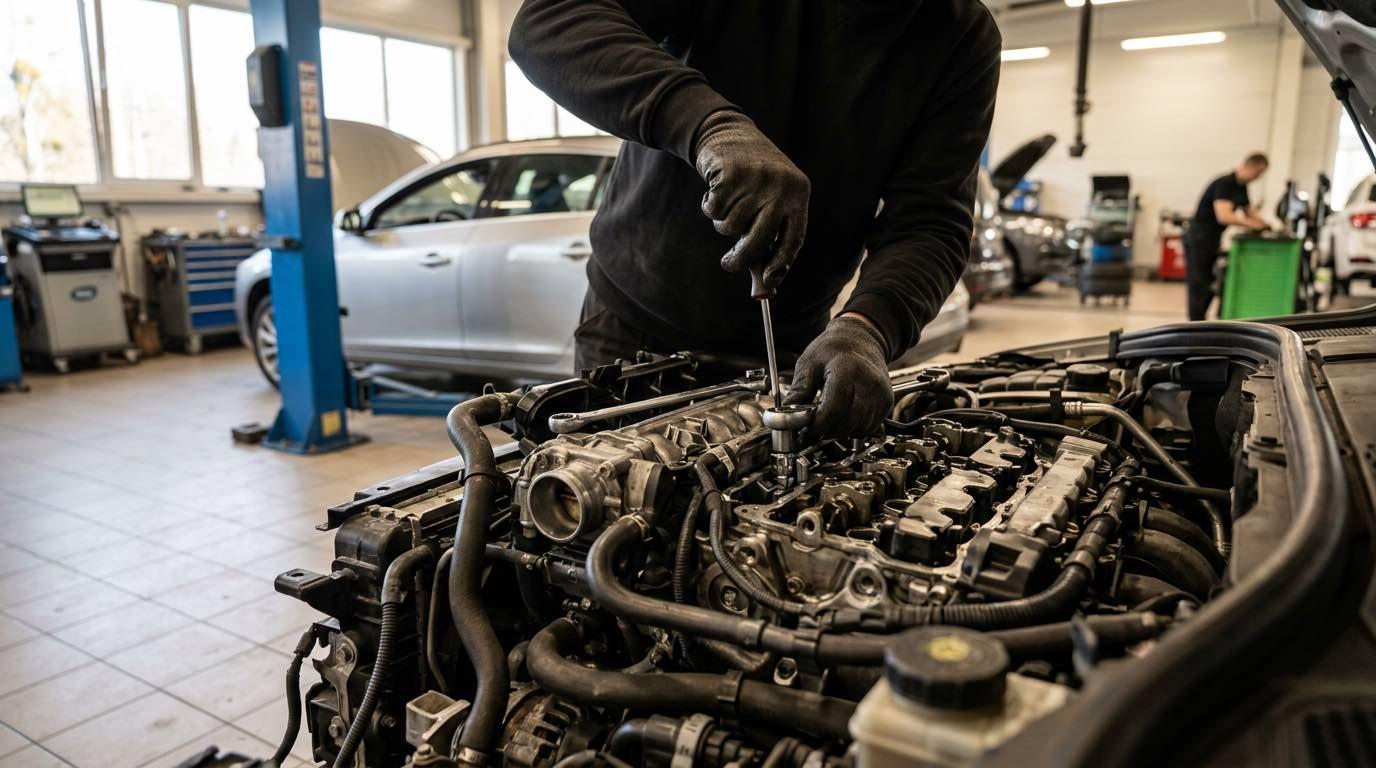 Neatkarīgs Pēcgarantijas Volvo serviss Rīgā lētāk – procesa detaļa, autoservisas Vilnius