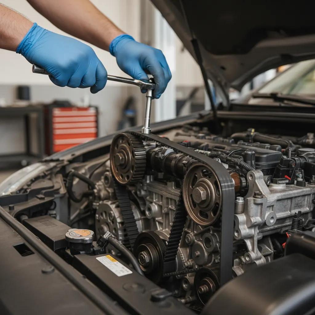 Nissan pagrindinio diržo keitimas Vilniuje ir Kaune – proceso detalė, autoservisas Vilnius