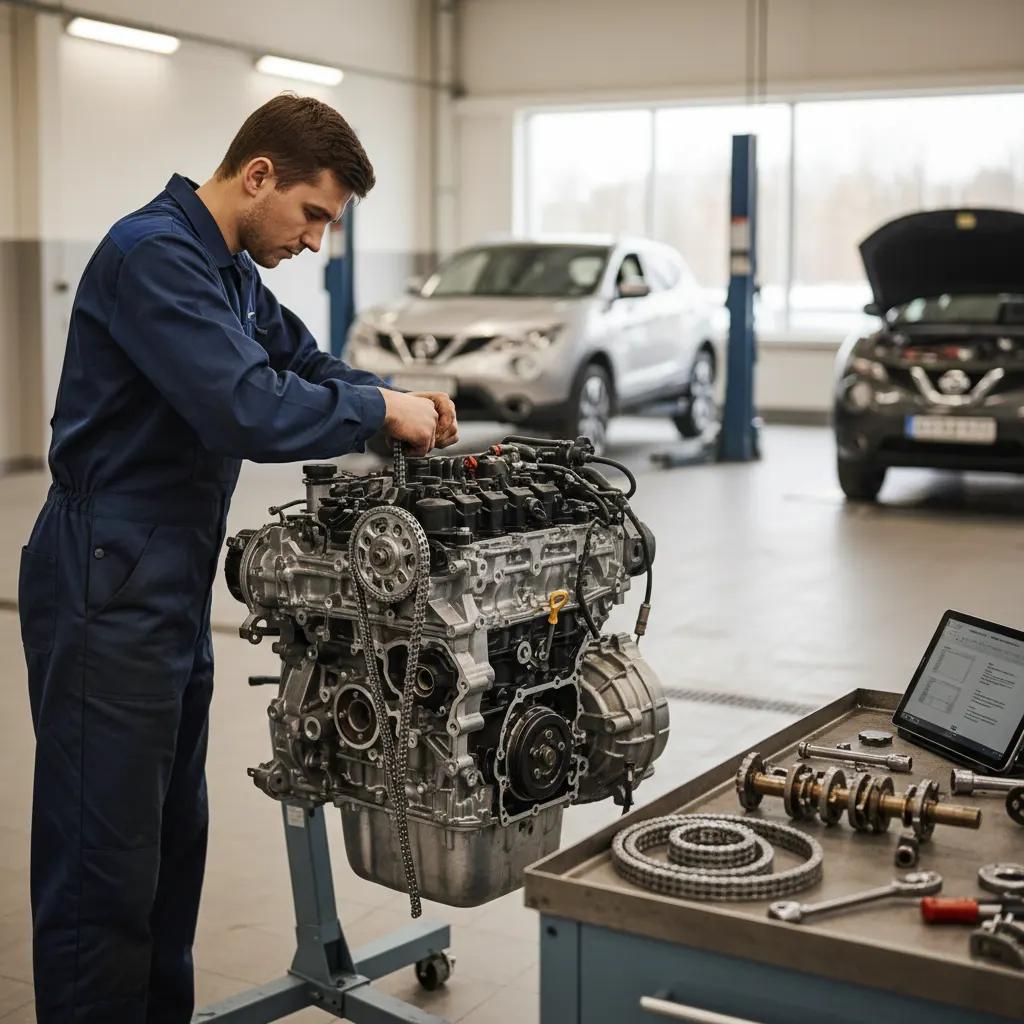 Nissan variklio grandinės keitimas Vilniuje ir Kaune – darbai autoservise Vilnius