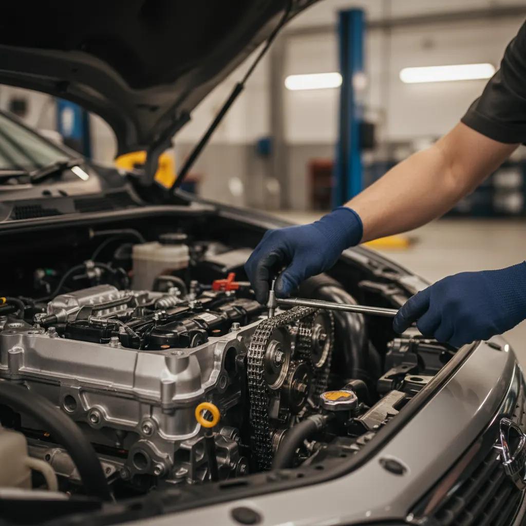Nissan variklio grandinės keitimas Vilniuje ir Kaune – proceso detalė, autoservisas Vilnius