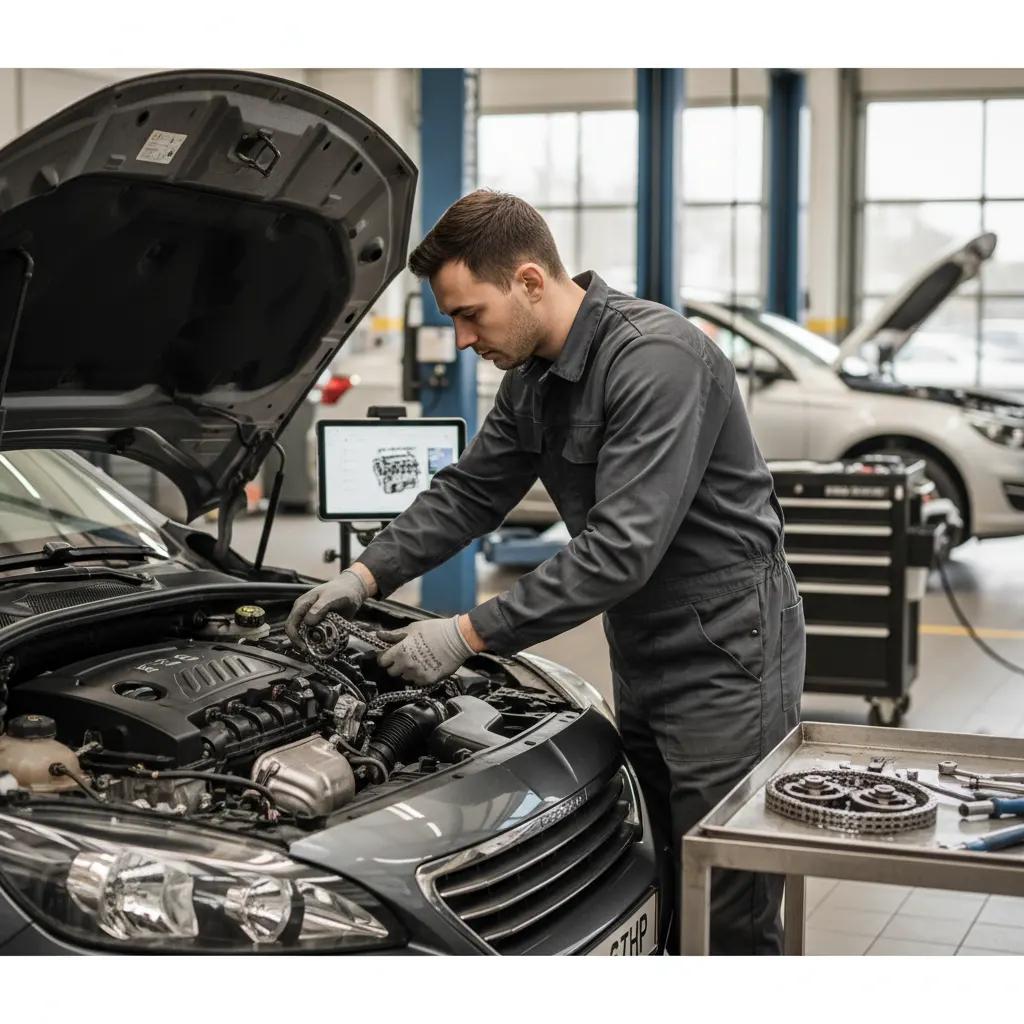 Peugeot variklio grandinės keitimas Vilniuje ir Kaune – darbai autoservise Vilnius