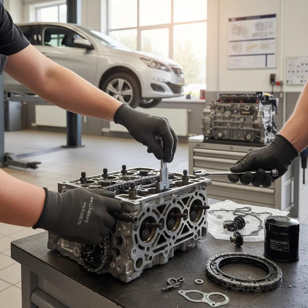 Peugeot variklių remontas Vilniuje ir Kaune – proceso detalė, autoservisas Vilnius