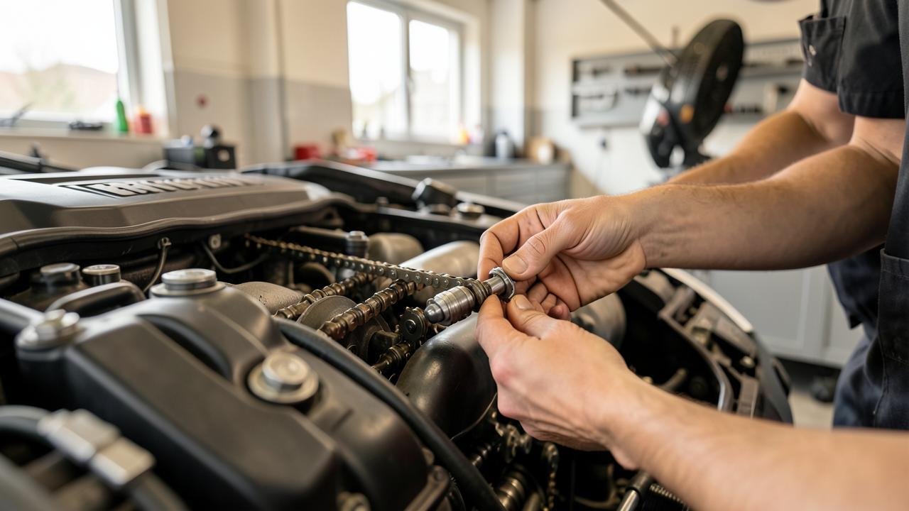 Škoda variklio grandinės keitimas – proceso detalė, autoservisas Vilnius