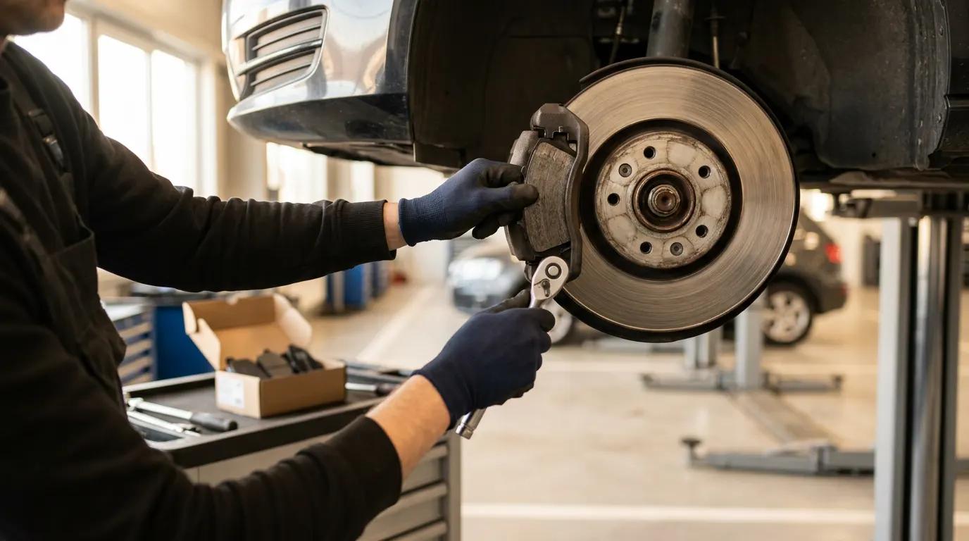 Stabdžių kaladėlių ir suportų patikra autoservise Kaune