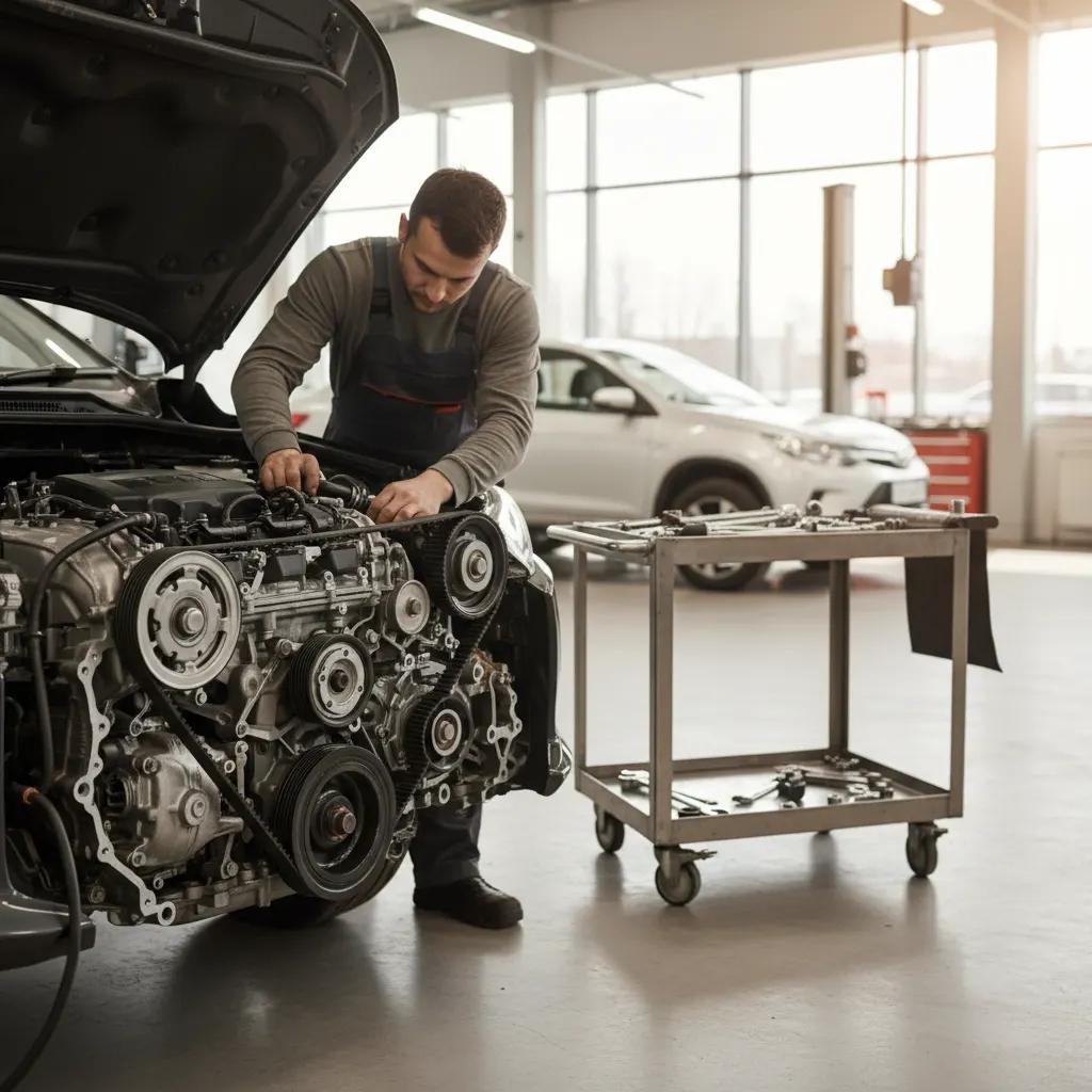 Toyota pagrindinio diržo keitimas Vilniuje ir Kaune – darbai autoservise Vilnius