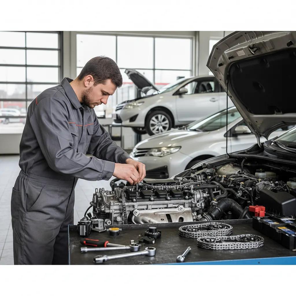 Toyota variklio grandinės keitimas Vilniuje ir Kaune – darbai autoservise Vilnius