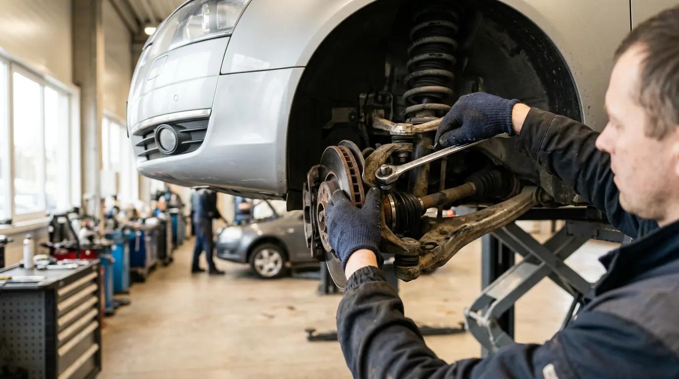 Važiuoklės diagnostika Kaune – pakabos komponentų patikra autoservise