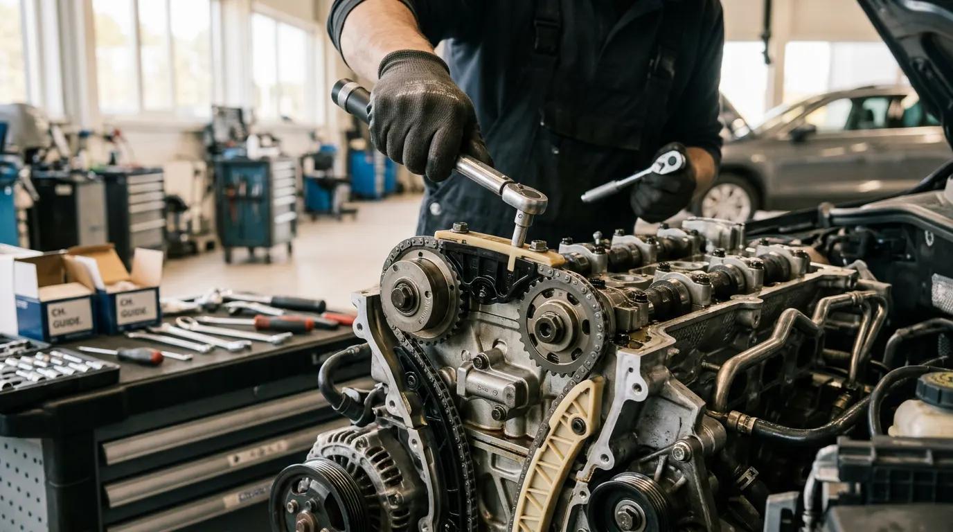 Volkswagen variklio grandinės keitimas Vilniuje ir Kaune – proceso detalė, autoservisas Vilnius