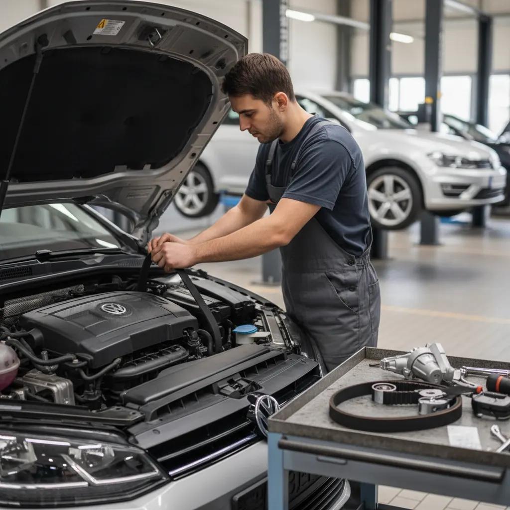 VW pagrindinio diržo keitimas Vilniuje ir Kaune – darbai autoservise Vilnius