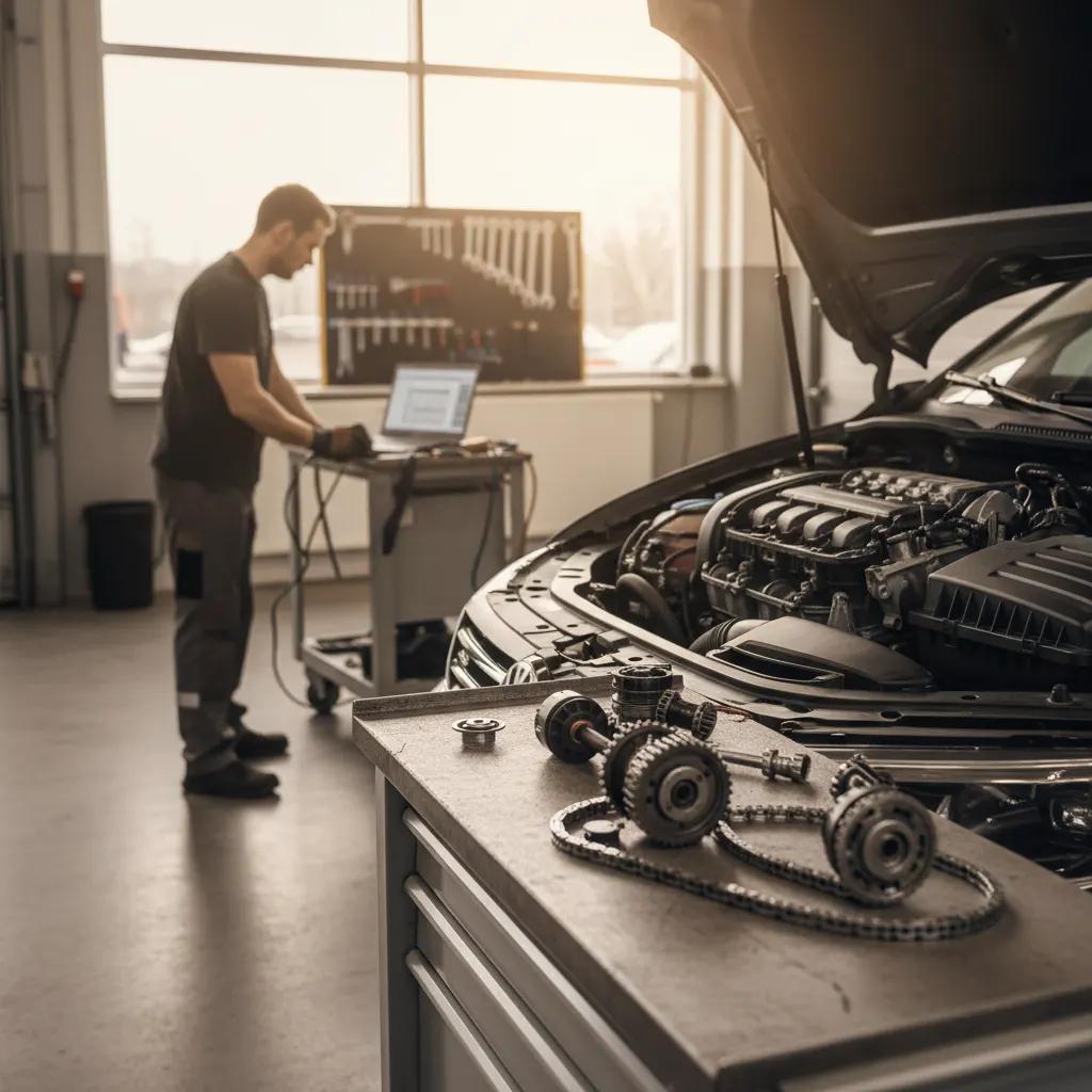 VW variklio grandinės keitimas Vilniuje ir Kaune – darbai autoservise Vilnius